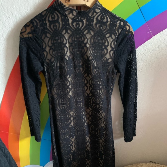 Forever 21 Dresses & Skirts - Forever 21 black lace full dress